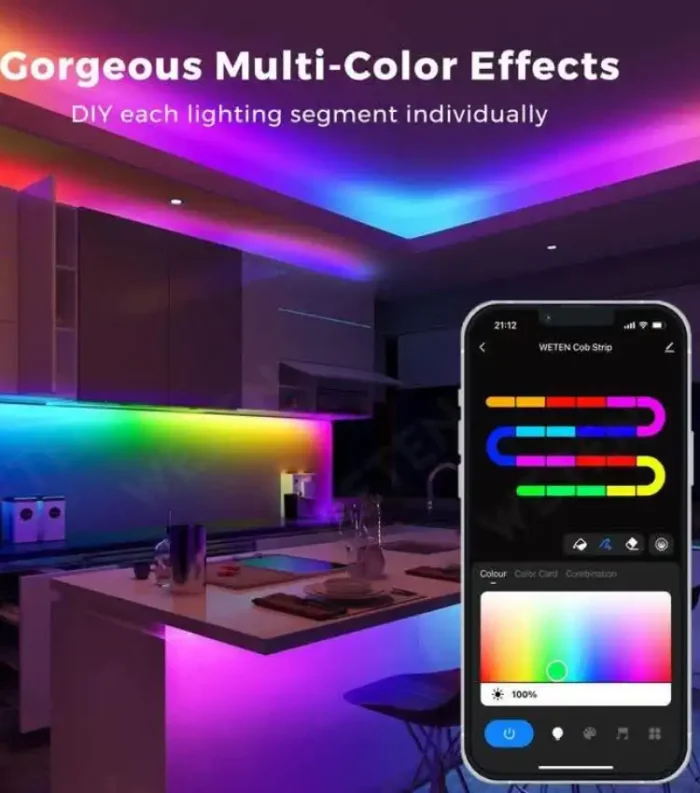 RGBIC Strip Lights - Image 3
