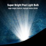 HYMIOR LED Pool Light for Inground Pool 120V 65W PRO, White Light 6500K - Image 3