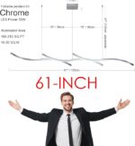 Chrome Ribbonflow 61'' LED Pendant Light - 55W - Image 3
