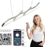 Chrome Ribbonflow 61'' LED Pendant Light - 55W - Image 2